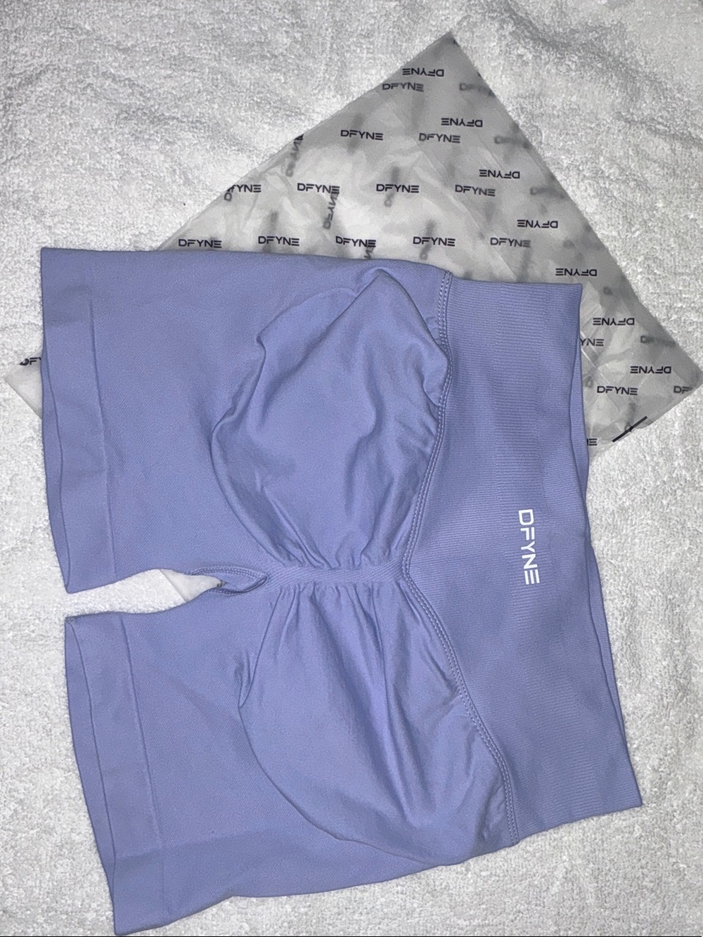 DFYNE Lavender Athletic Bike Shorts